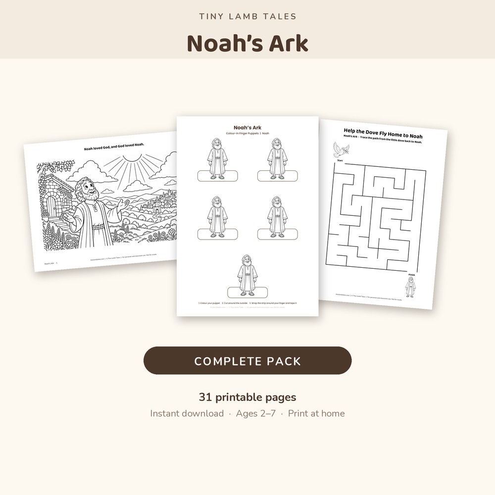 Noah's Ark Complete Colouring and Activity Pack cover